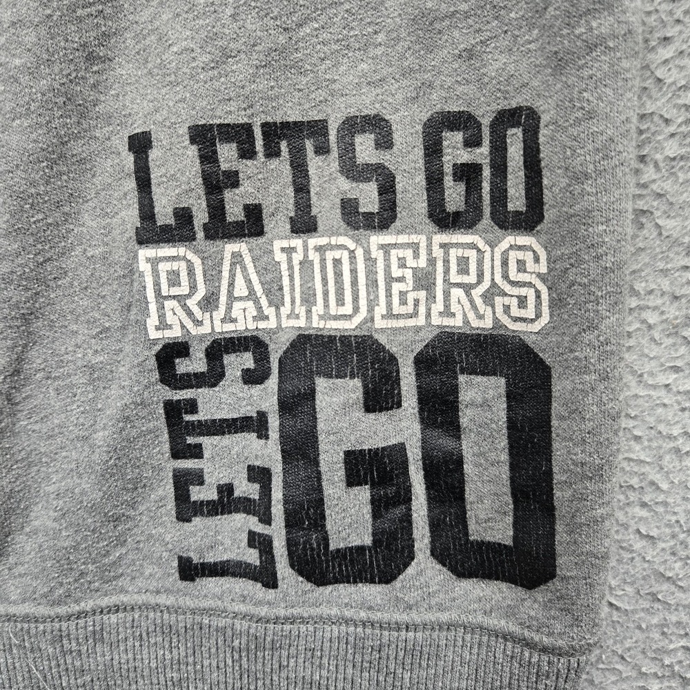 Las Vegas Raiders Women Hoodie S Gray Embroidered PINK Victoria's Secret 60 - Picture 9 of 10